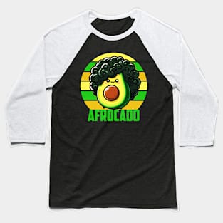 Afrocado - Funny African American Avocado Baseball T-Shirt